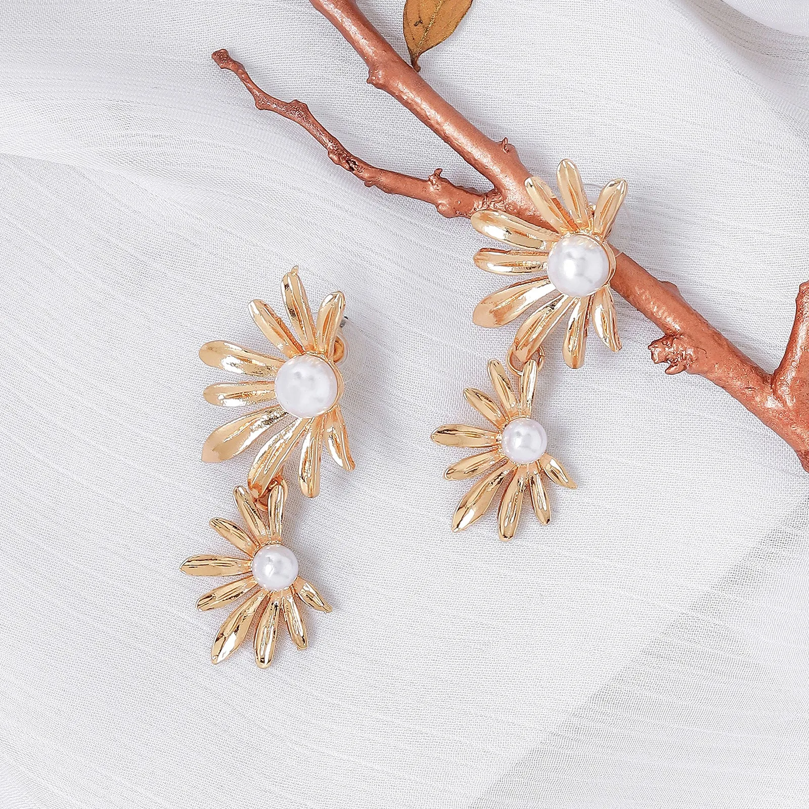 Forsythia Gold Earrings