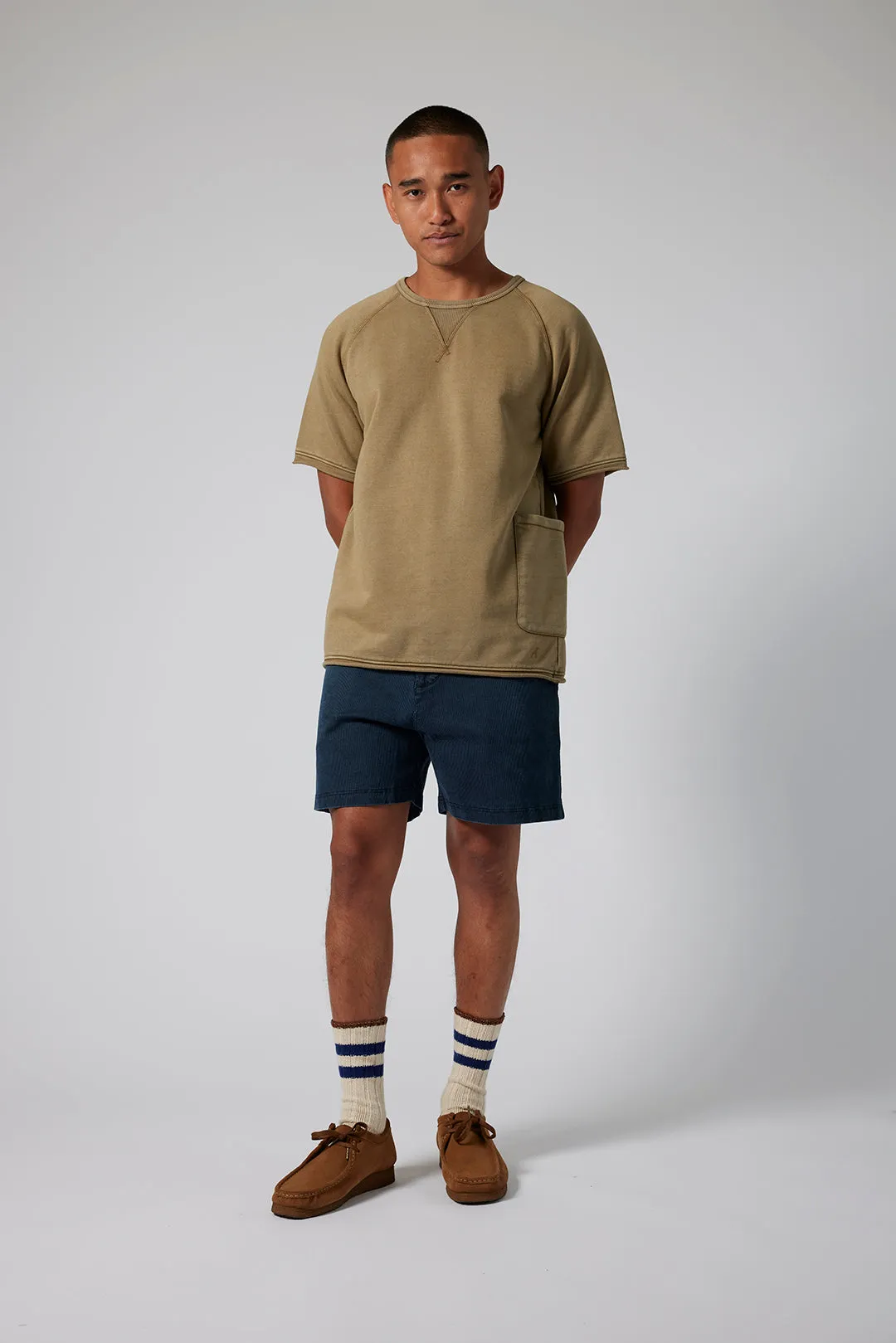 Freemens Cord Short - Rallidae Denim