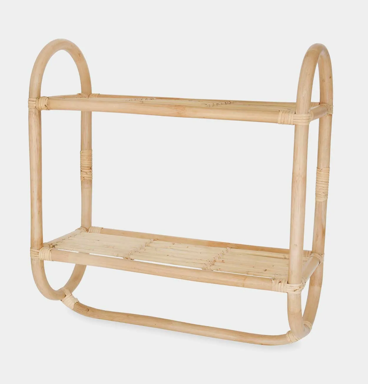 Garden Trading Mayfield Bamboo Double Wall Shelf