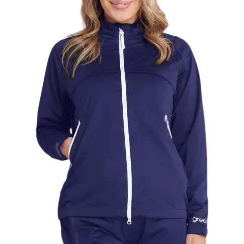 Green Lamb Waterproof Jacket Gala Navy