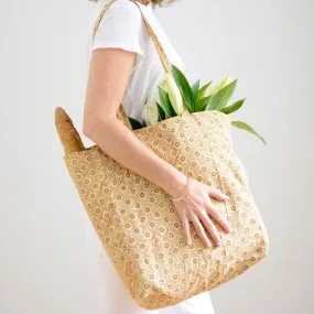 Hand Block Printed Shopper - Sun Stamp