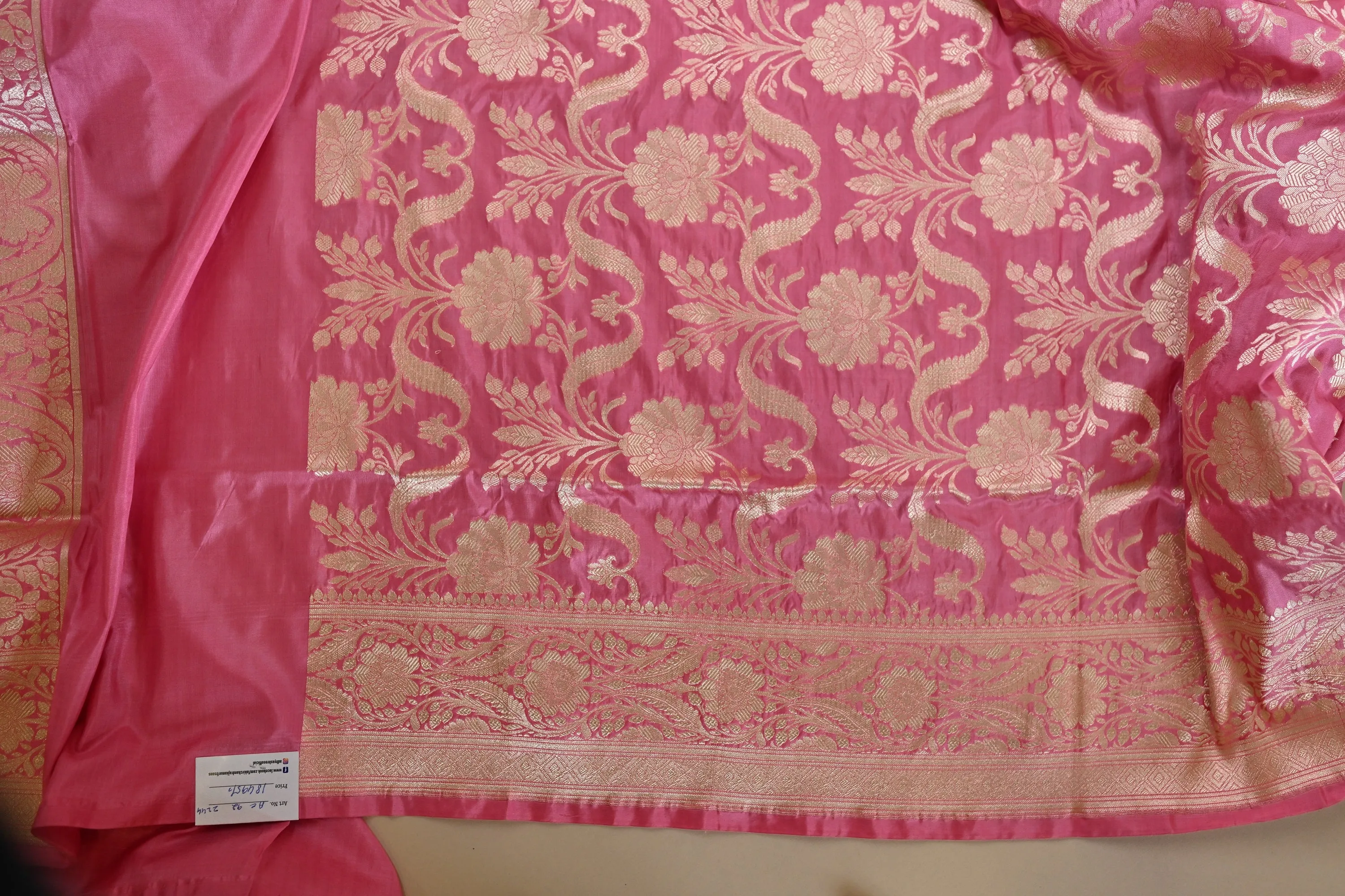 Handloom pure silk banarasi saree