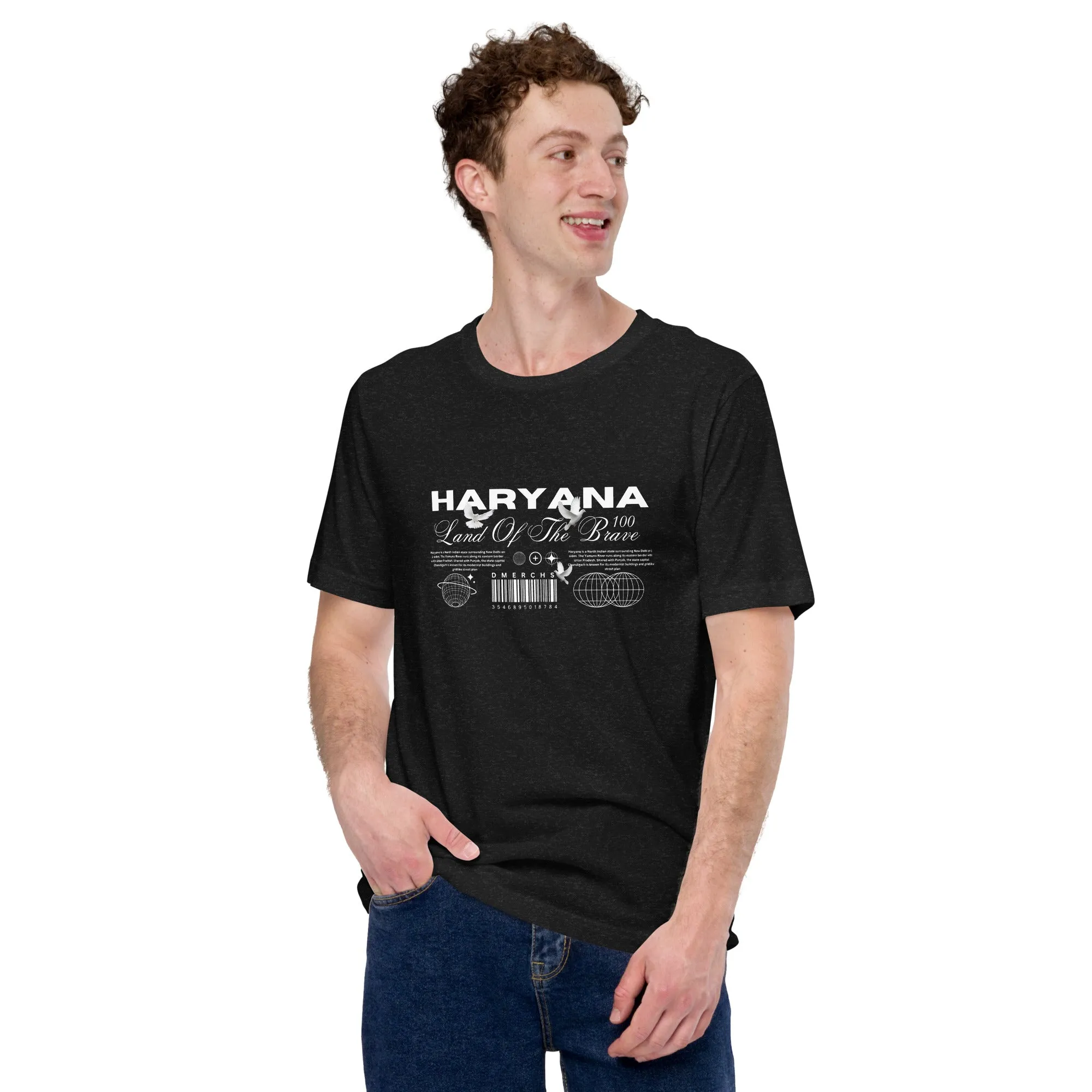 Haryana Land of the Brave Unisex t-shirt