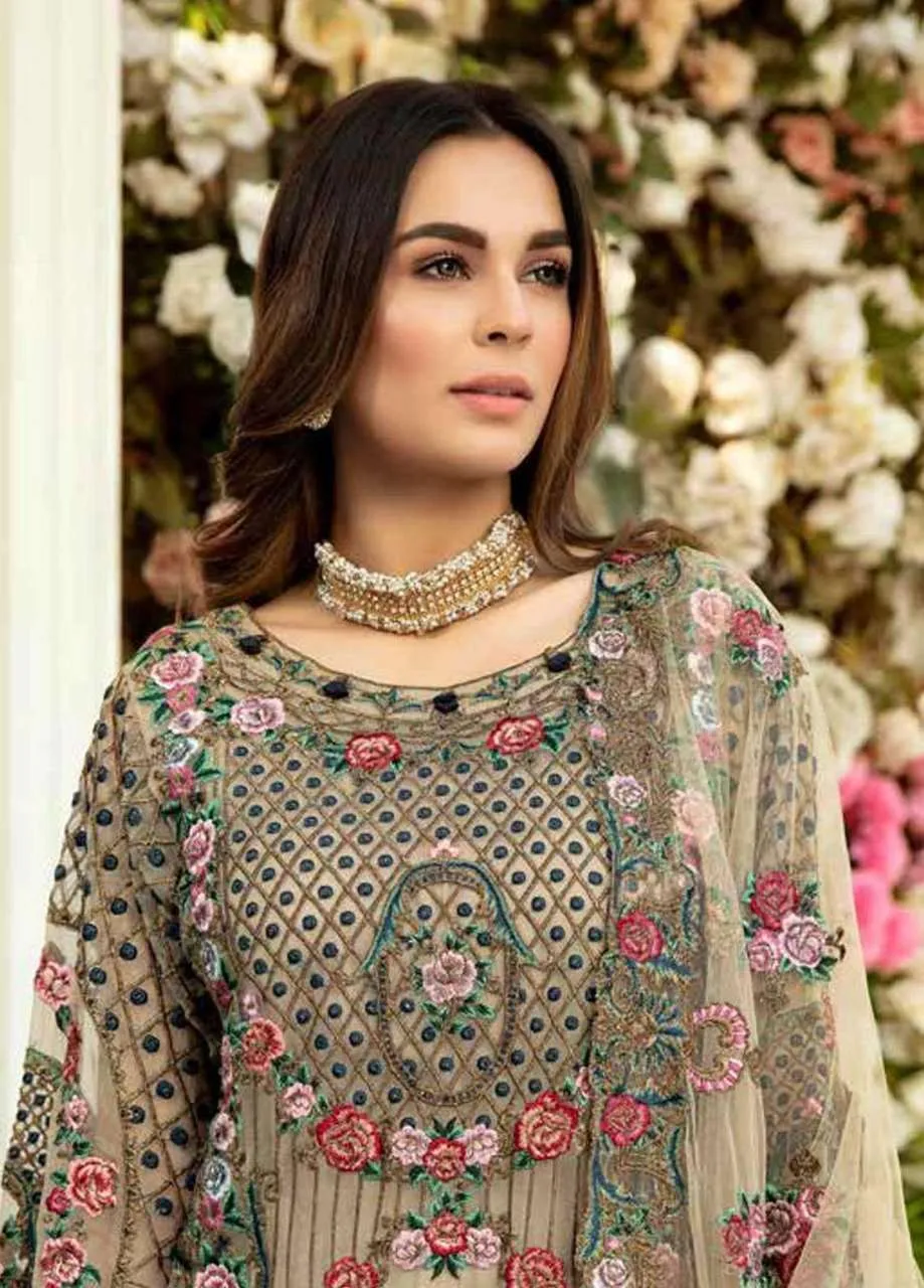 Heavy Embroidery Work Party Wear Pakistani Style Suit