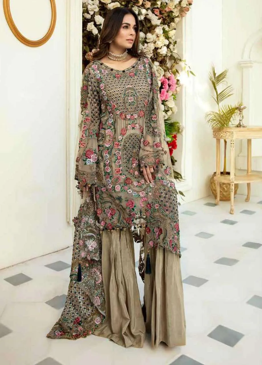 Heavy Embroidery Work Party Wear Pakistani Style Suit