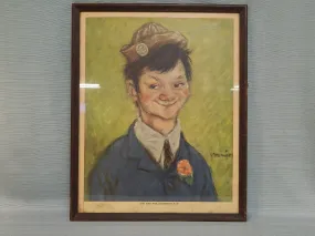 Henry Major " The Gay Philosopher's Son" Caricature Portrait