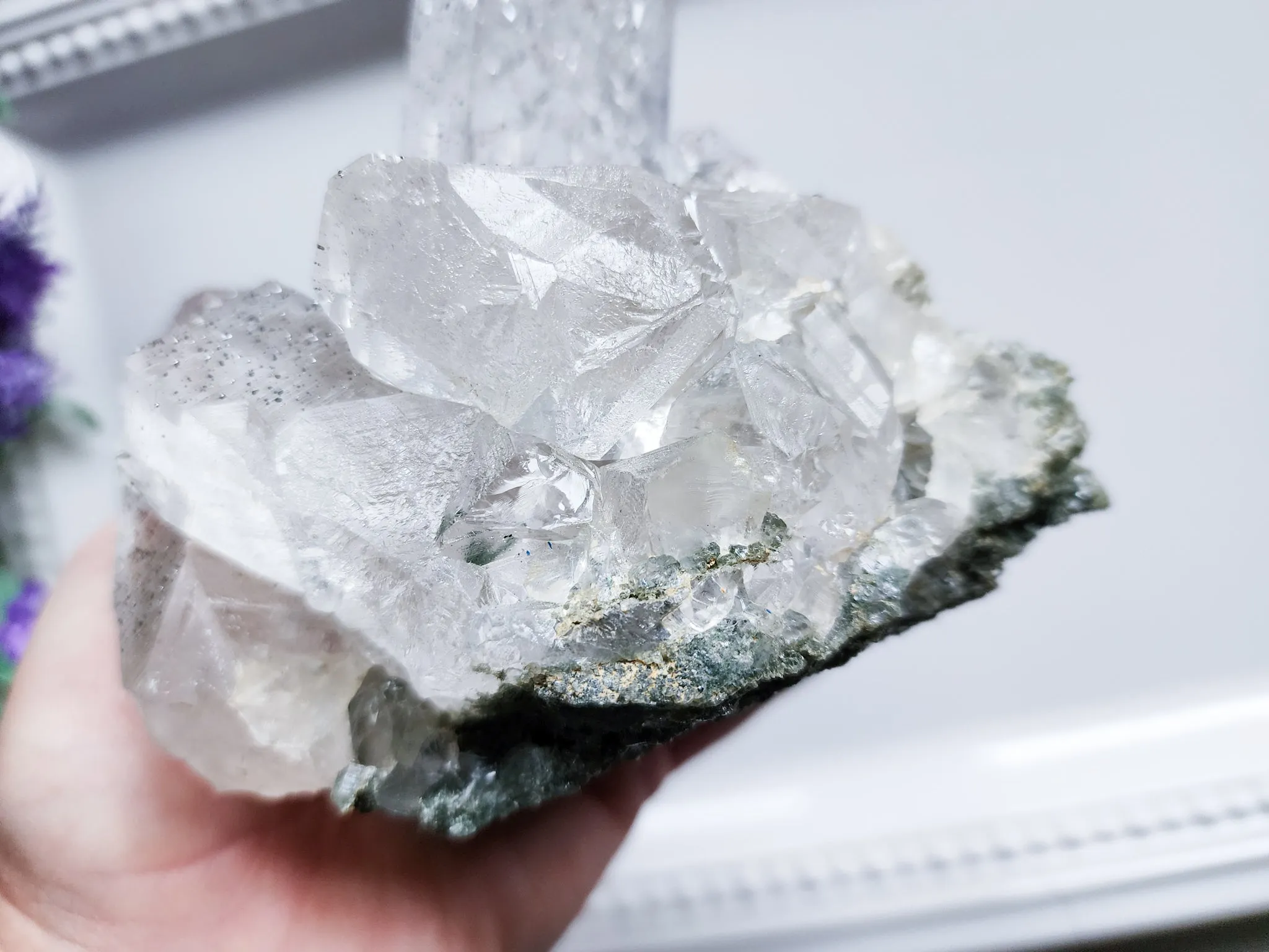 Himalayan Cathedral Quartz with Chlorite Rutile & Anatase || Rare