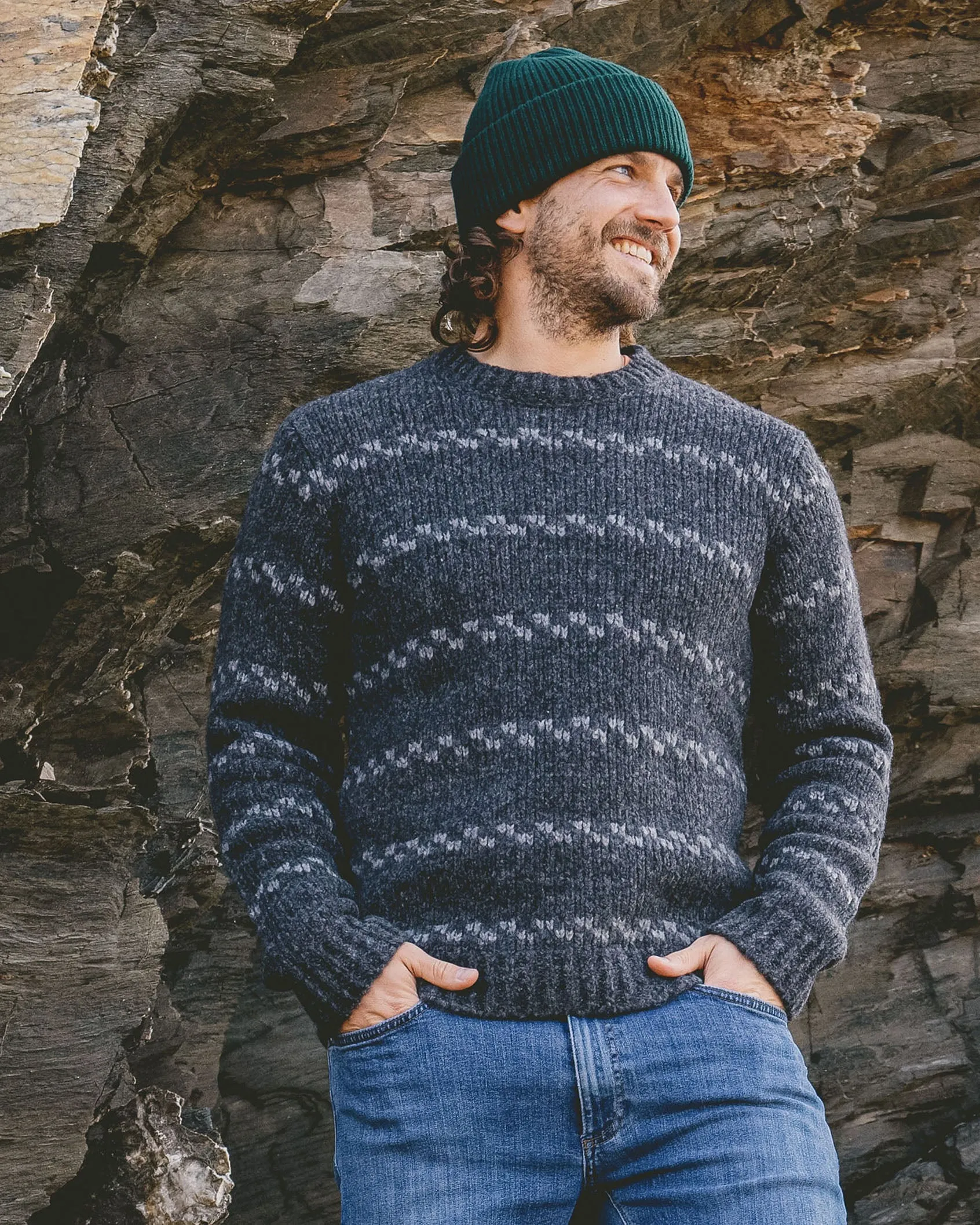 Holebrook Patterned Knit Gerhard Crew