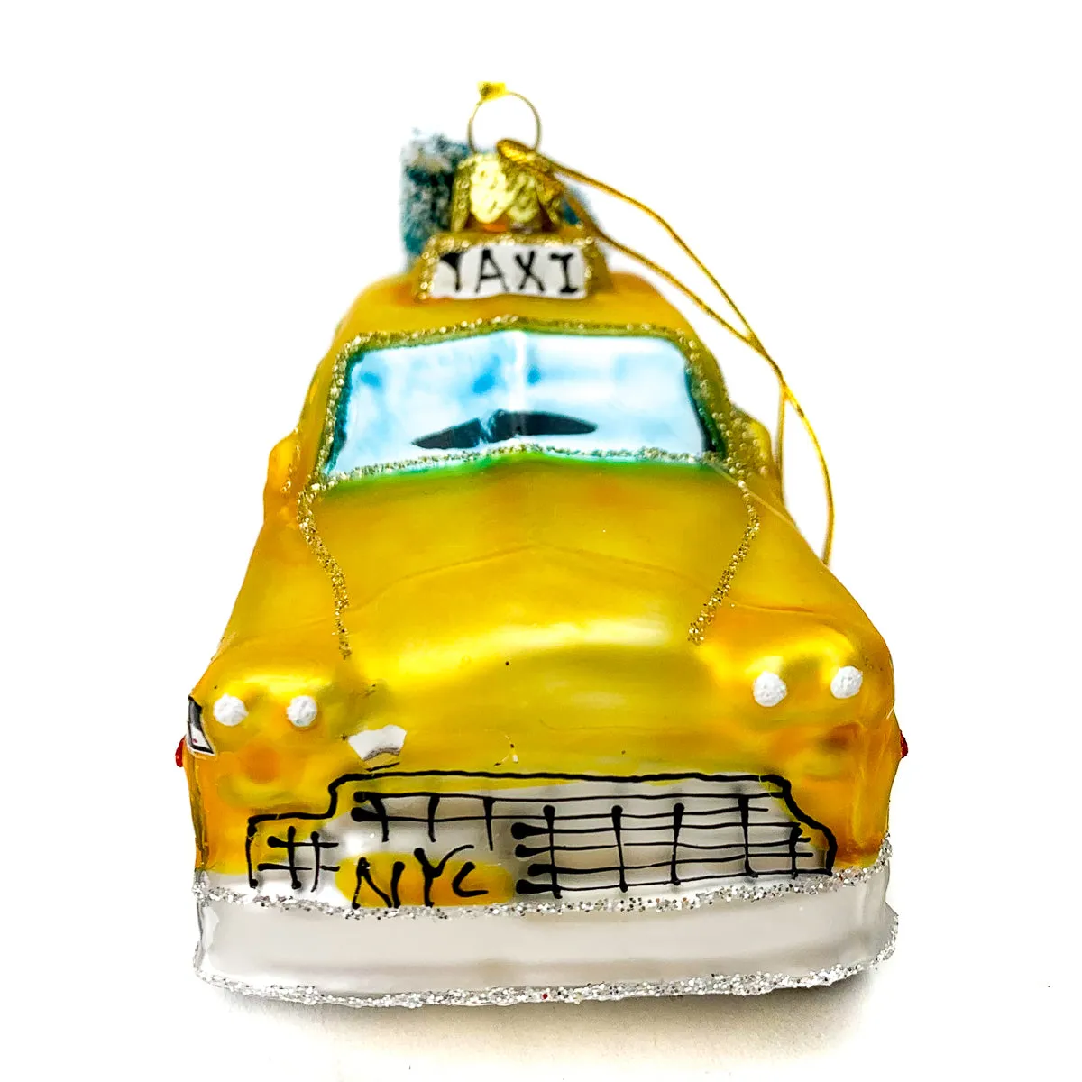 Holiday NYC Taxi Ornament