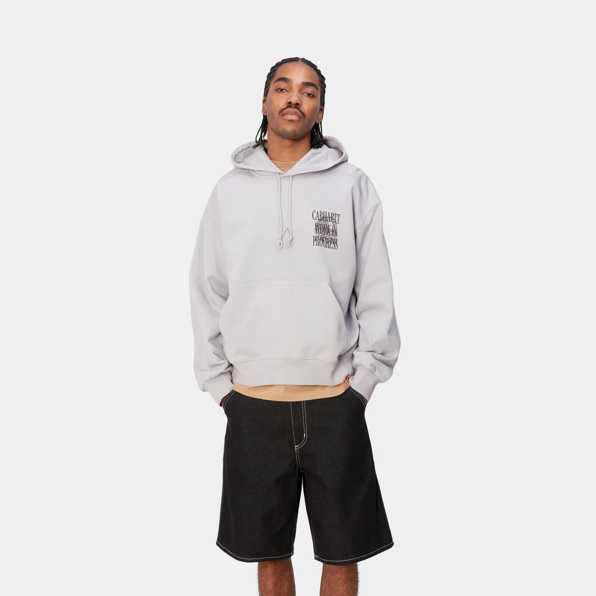 Hooded Always a WIP Sweatshirt | Sonic Silver