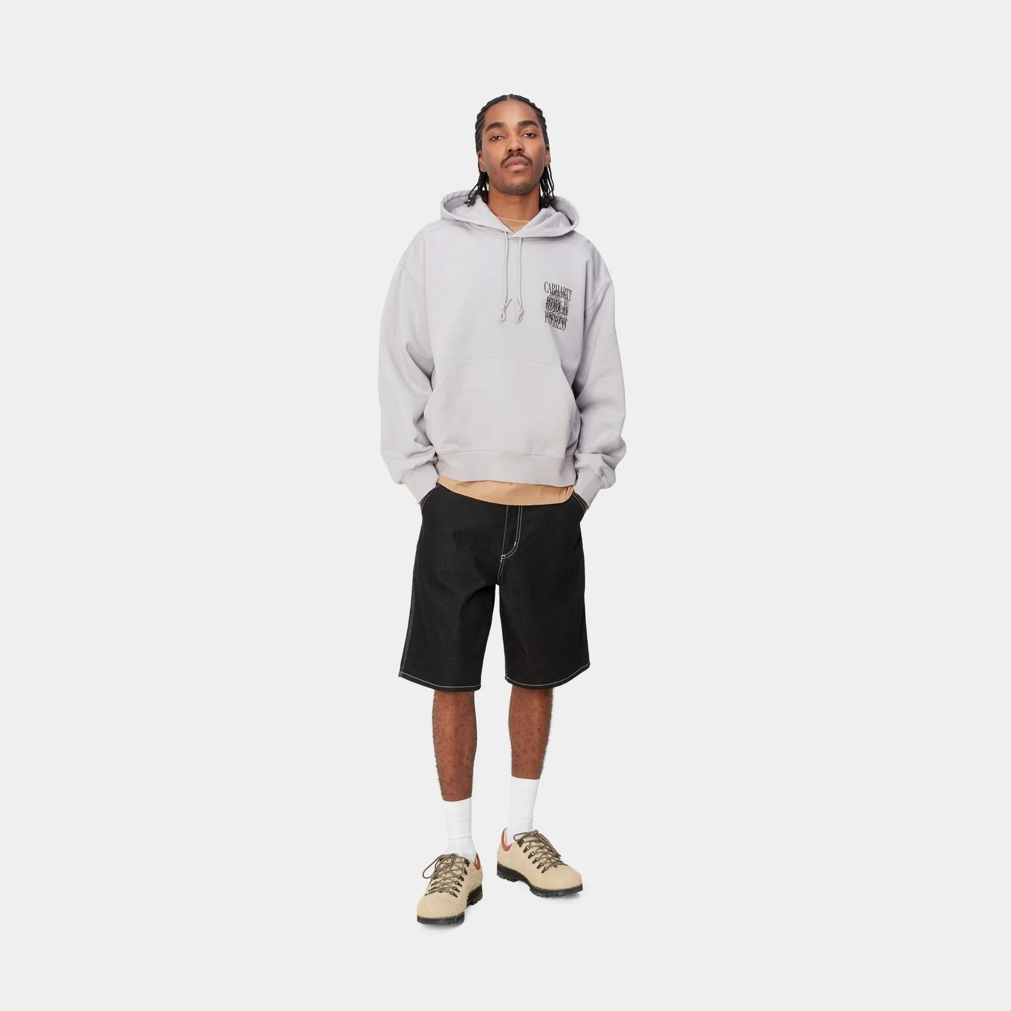 Hooded Always a WIP Sweatshirt | Sonic Silver