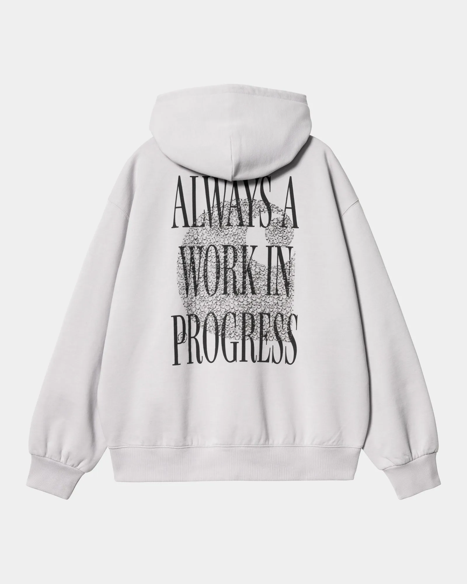 Hooded Always a WIP Sweatshirt | Sonic Silver