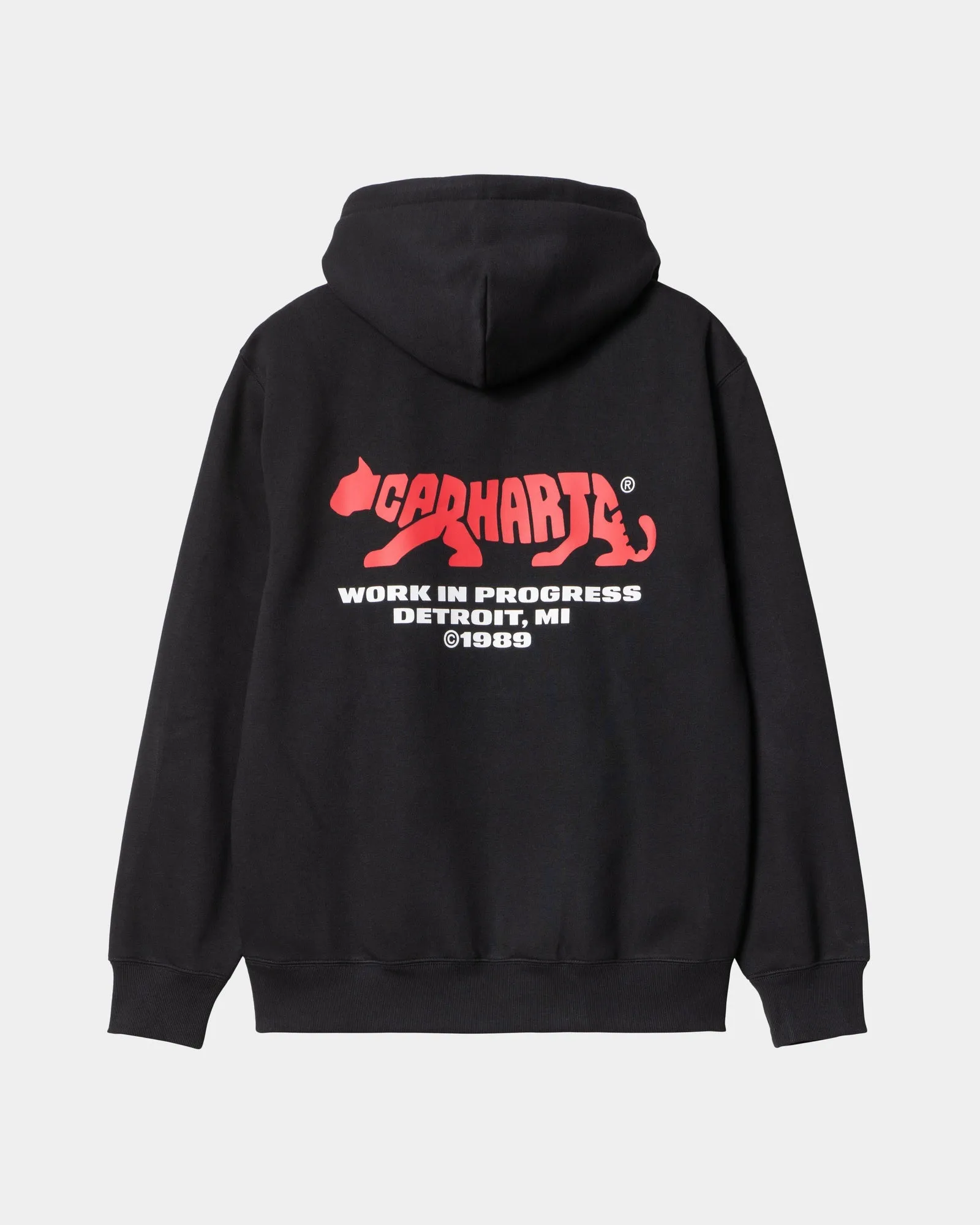 Hooded Rocky Script Sweatshirt | Black