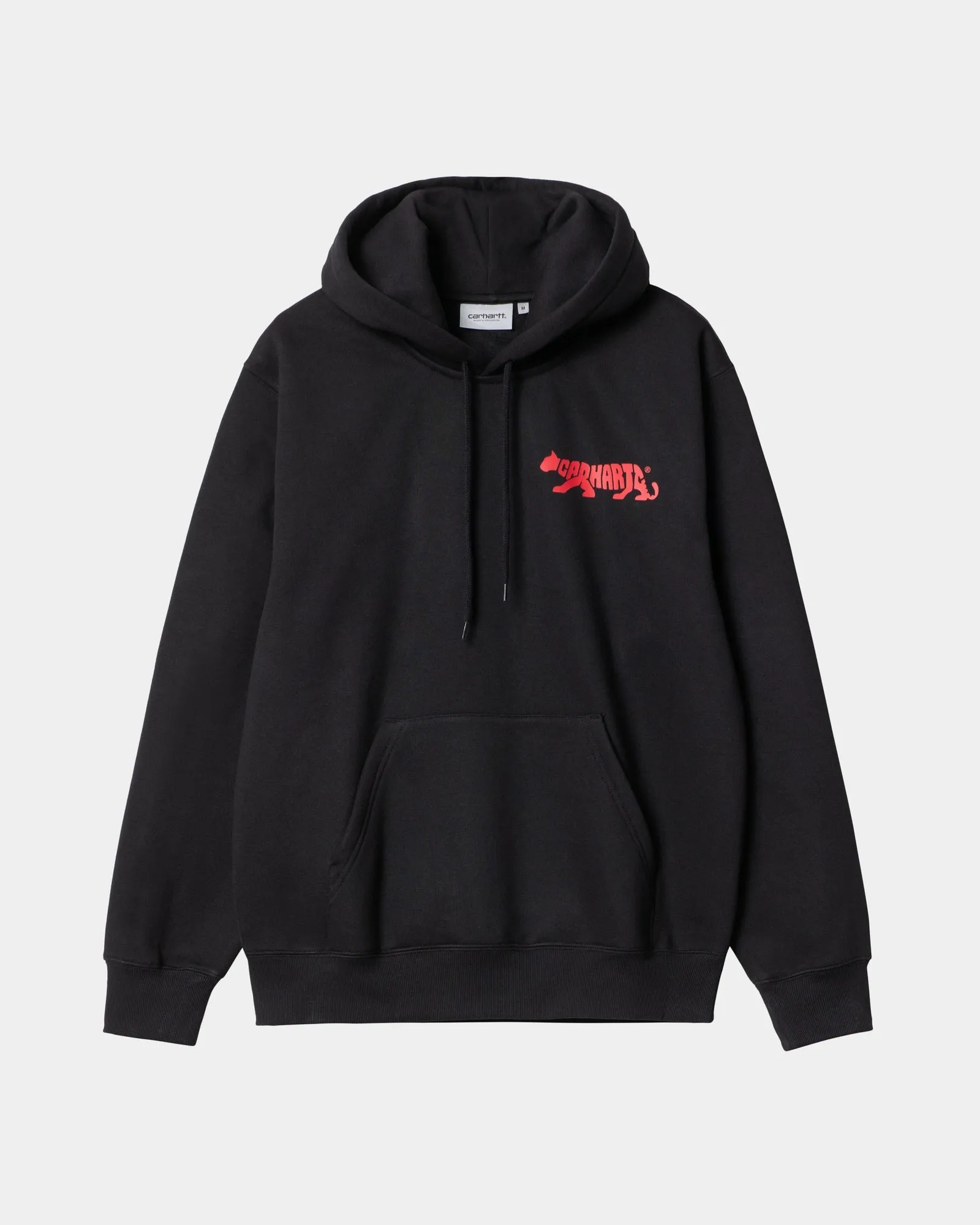 Hooded Rocky Script Sweatshirt | Black