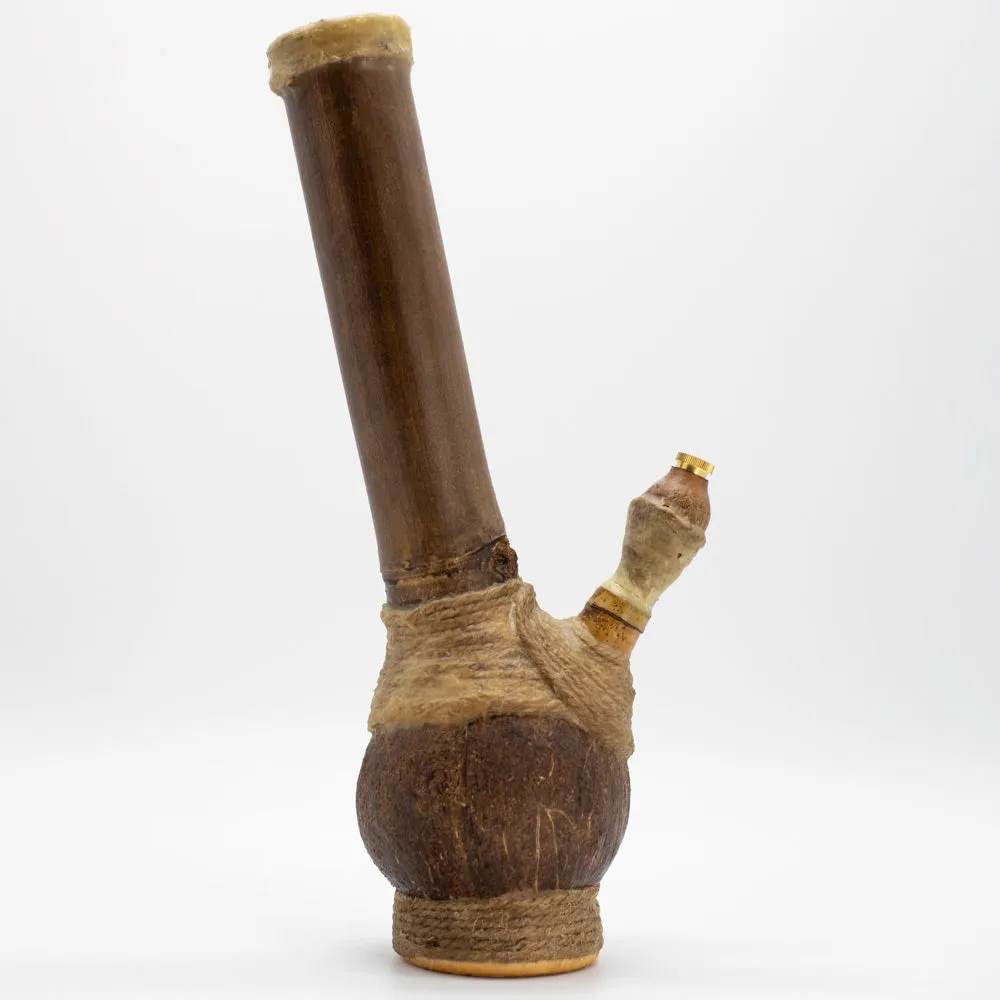 HUNI PIPES - CHALICE - BAMBOO & COCONUT BONG