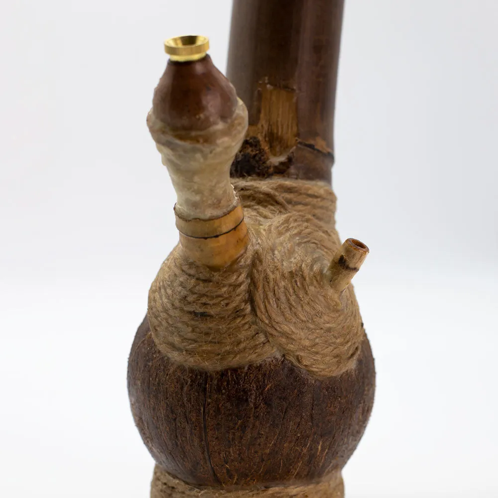 HUNI PIPES - CHALICE - BAMBOO & COCONUT BONG