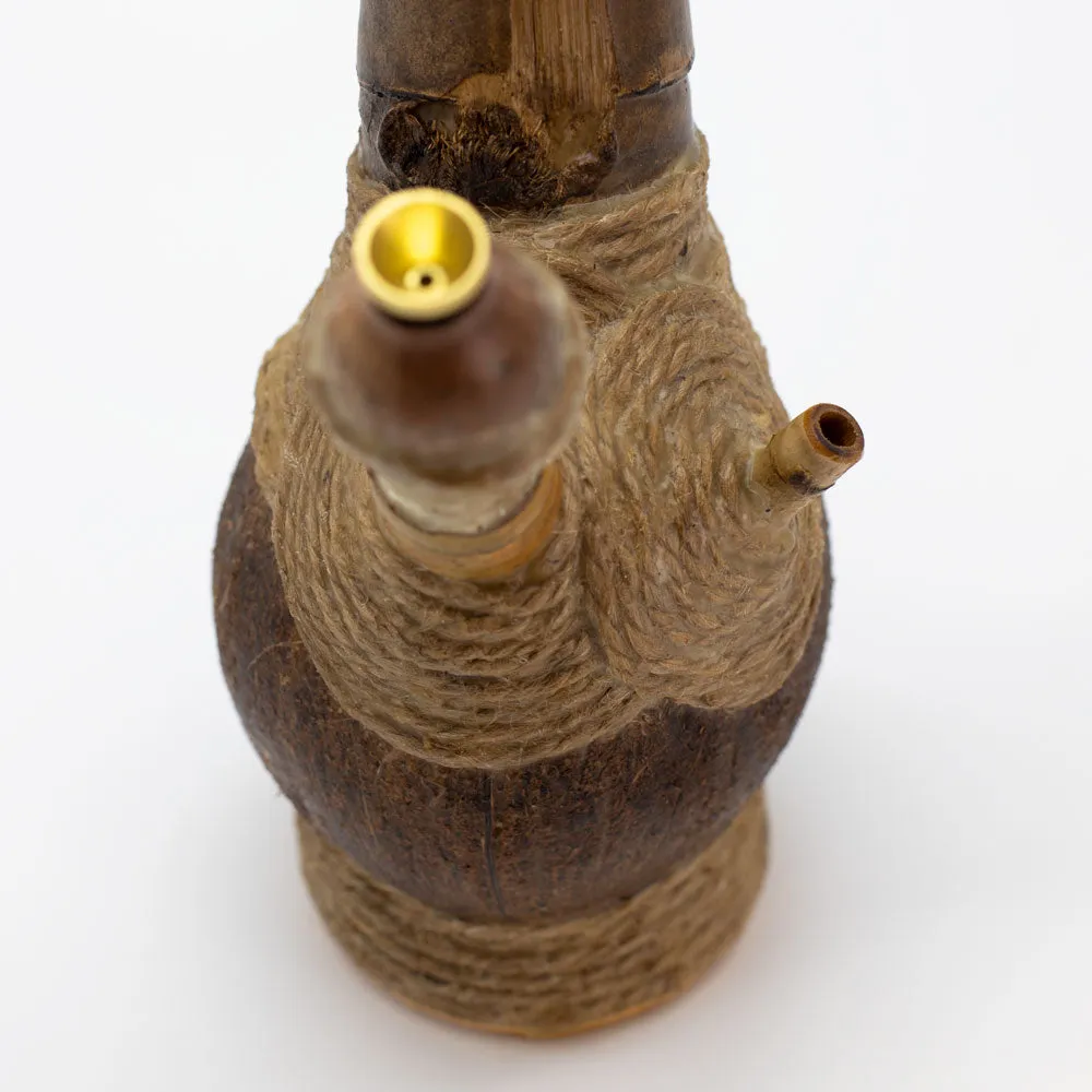 HUNI PIPES - CHALICE - BAMBOO & COCONUT BONG