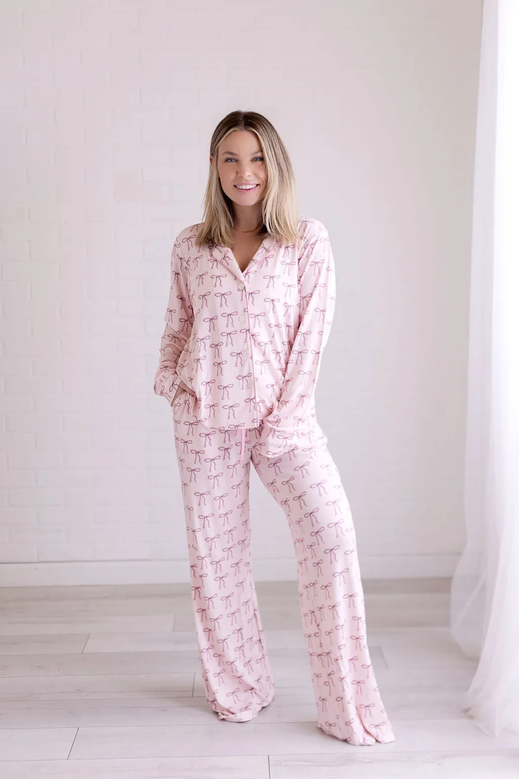 In My Jammers Bow Women’s L/S 2pc PJ Set