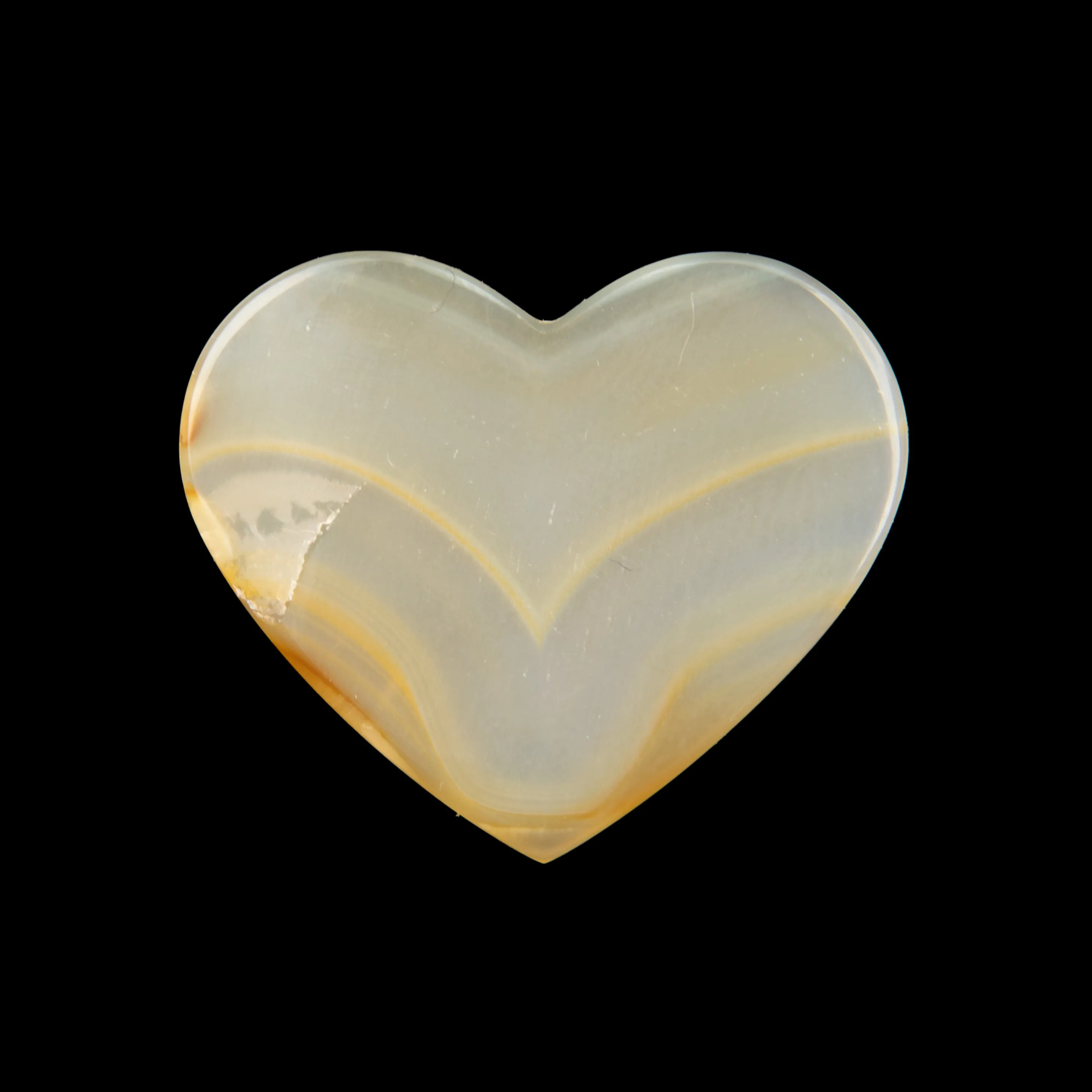 Iris Agate - Heart