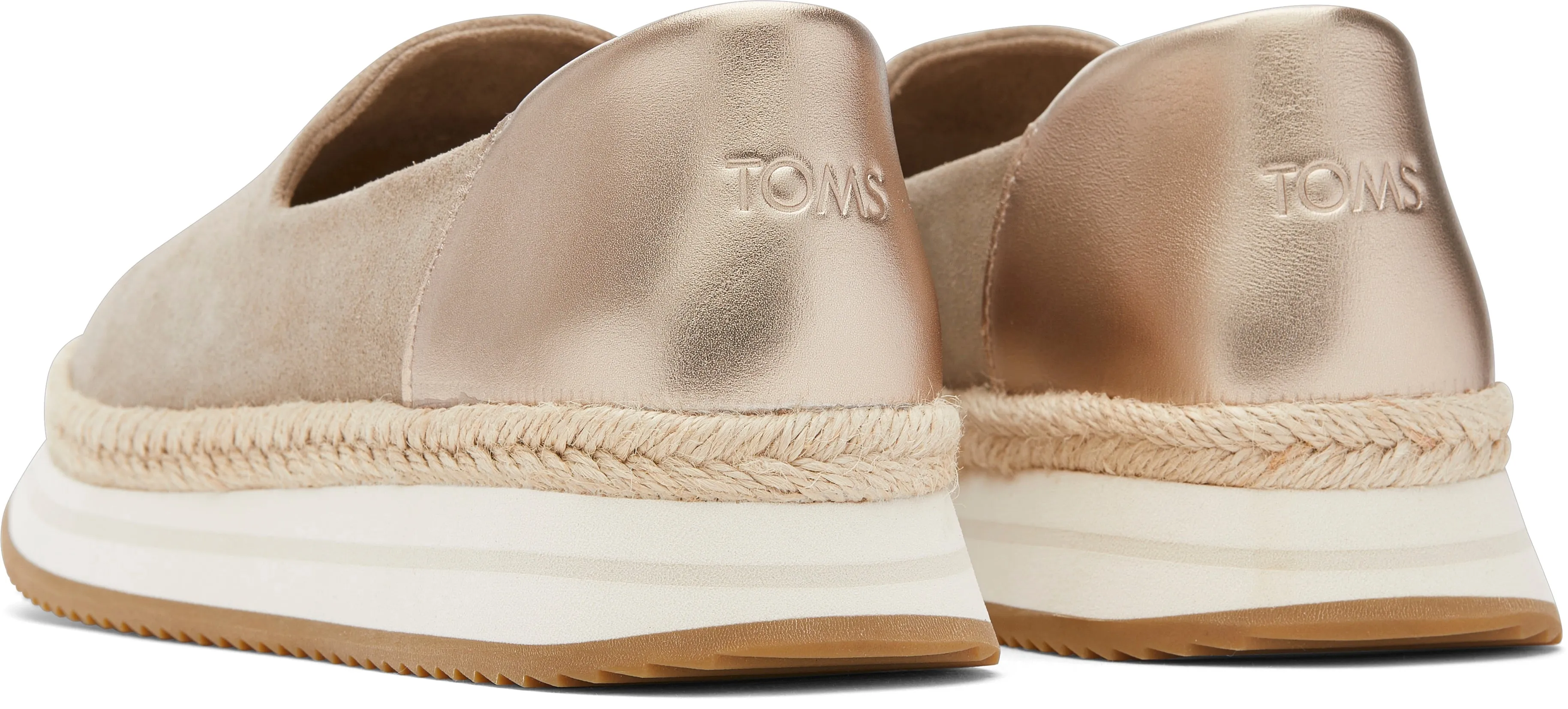 Jocelyn Espadrille Sneaker - Dune Suede/Metallic Leather