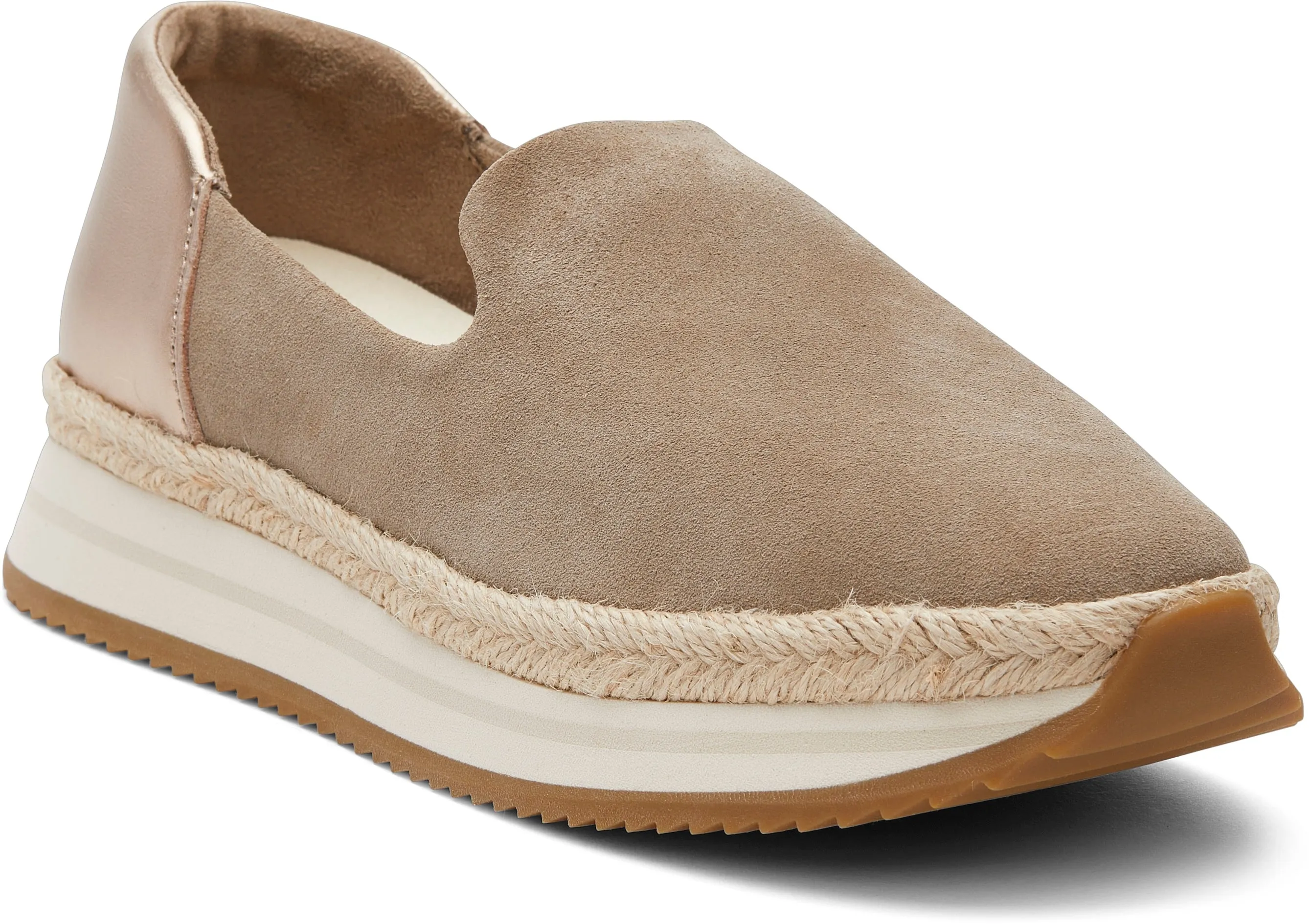 Jocelyn Espadrille Sneaker - Dune Suede/Metallic Leather