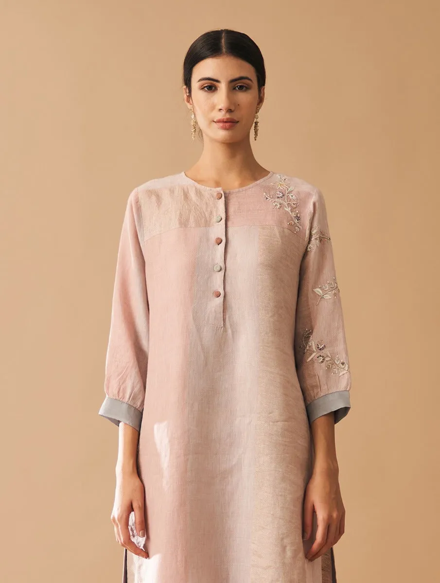 Kaya Embroidered Metallic Kurta