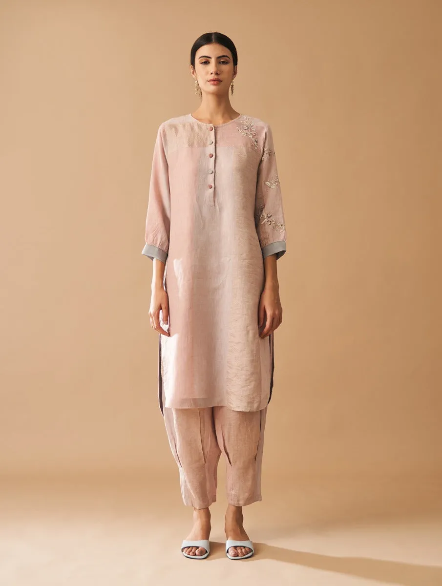 Kaya Embroidered Metallic Kurta