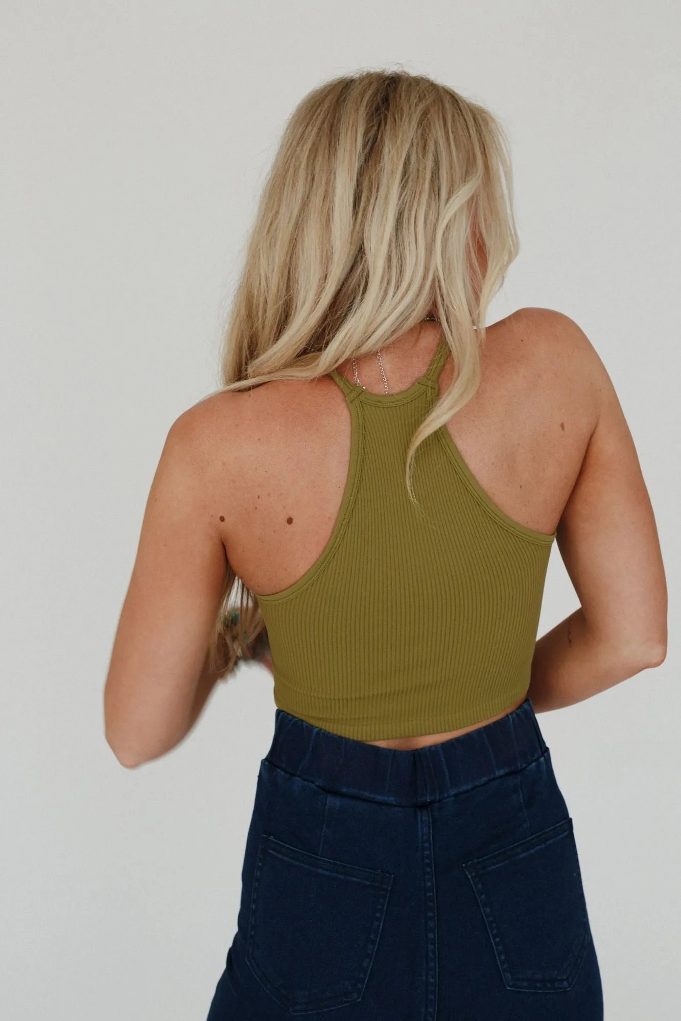 Knock Out Seamless Brami - Olive