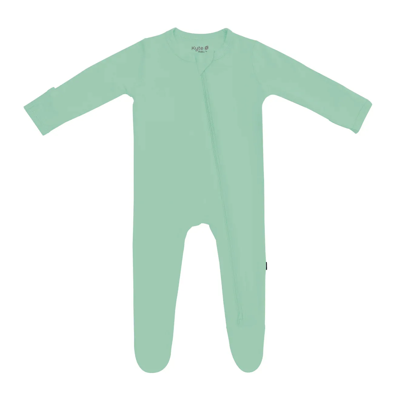 Kyte Baby - Zippered Footie in Wasabi