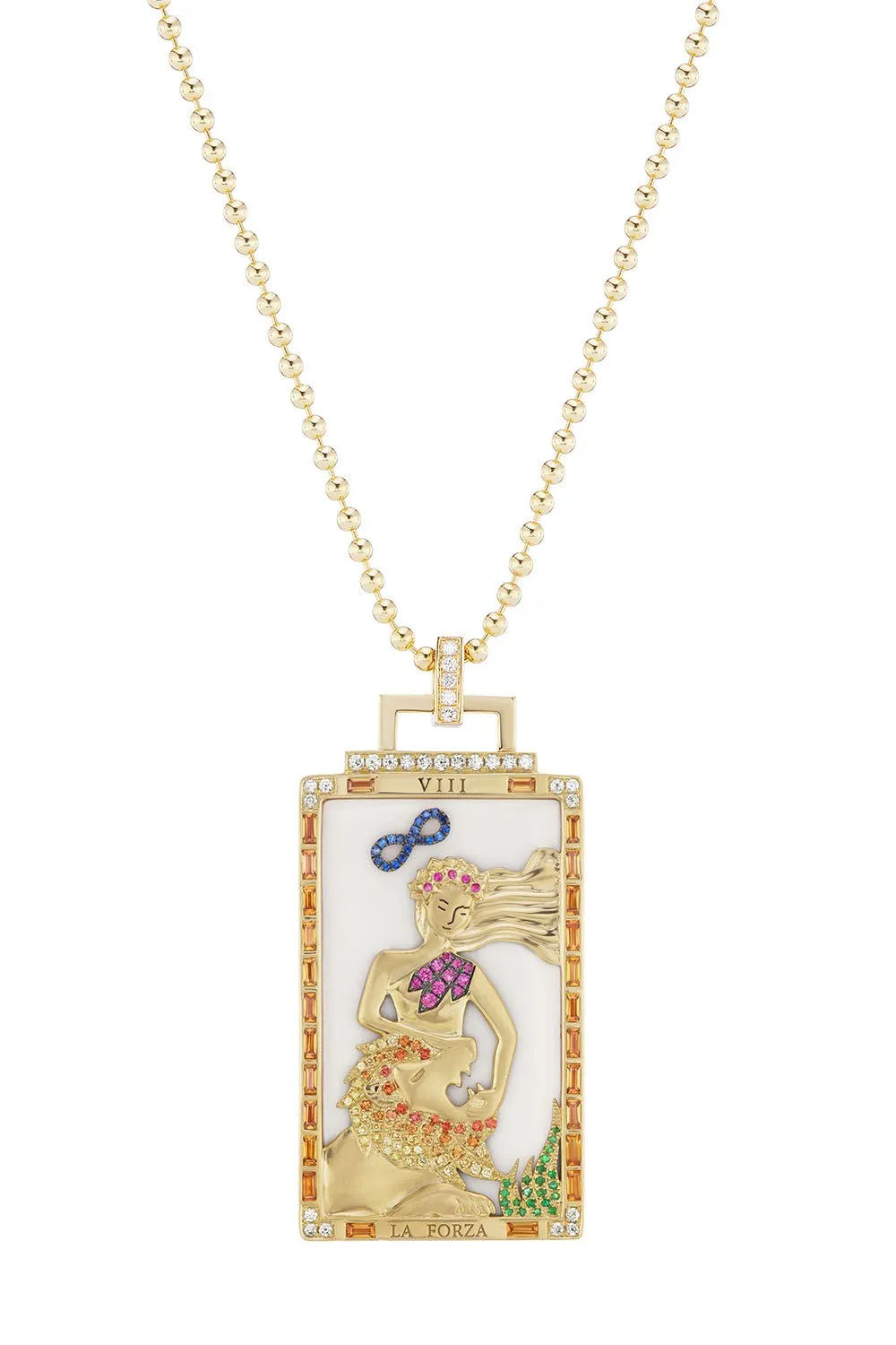 La Forza Tarot Pendant Necklace