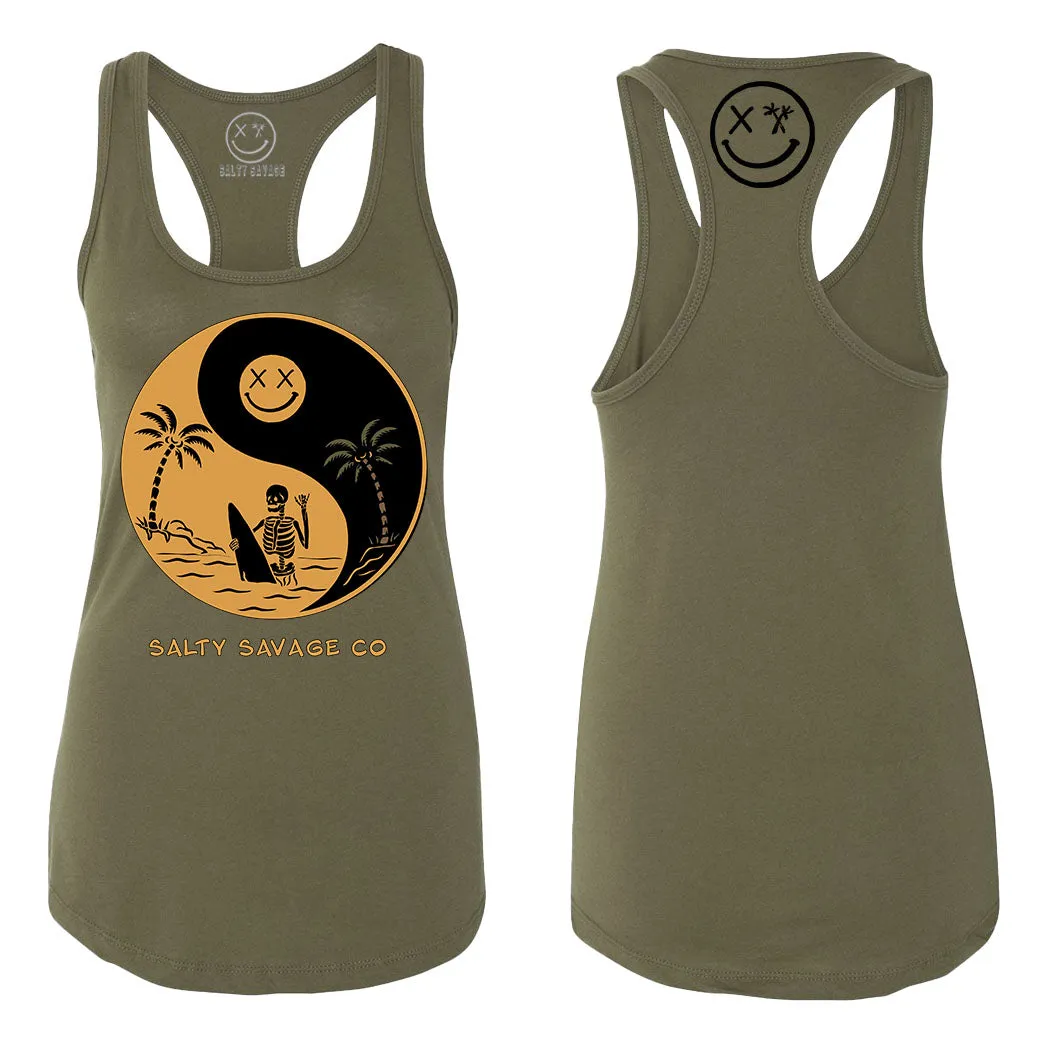 Ladies "Yin Yang" Racerback Tank