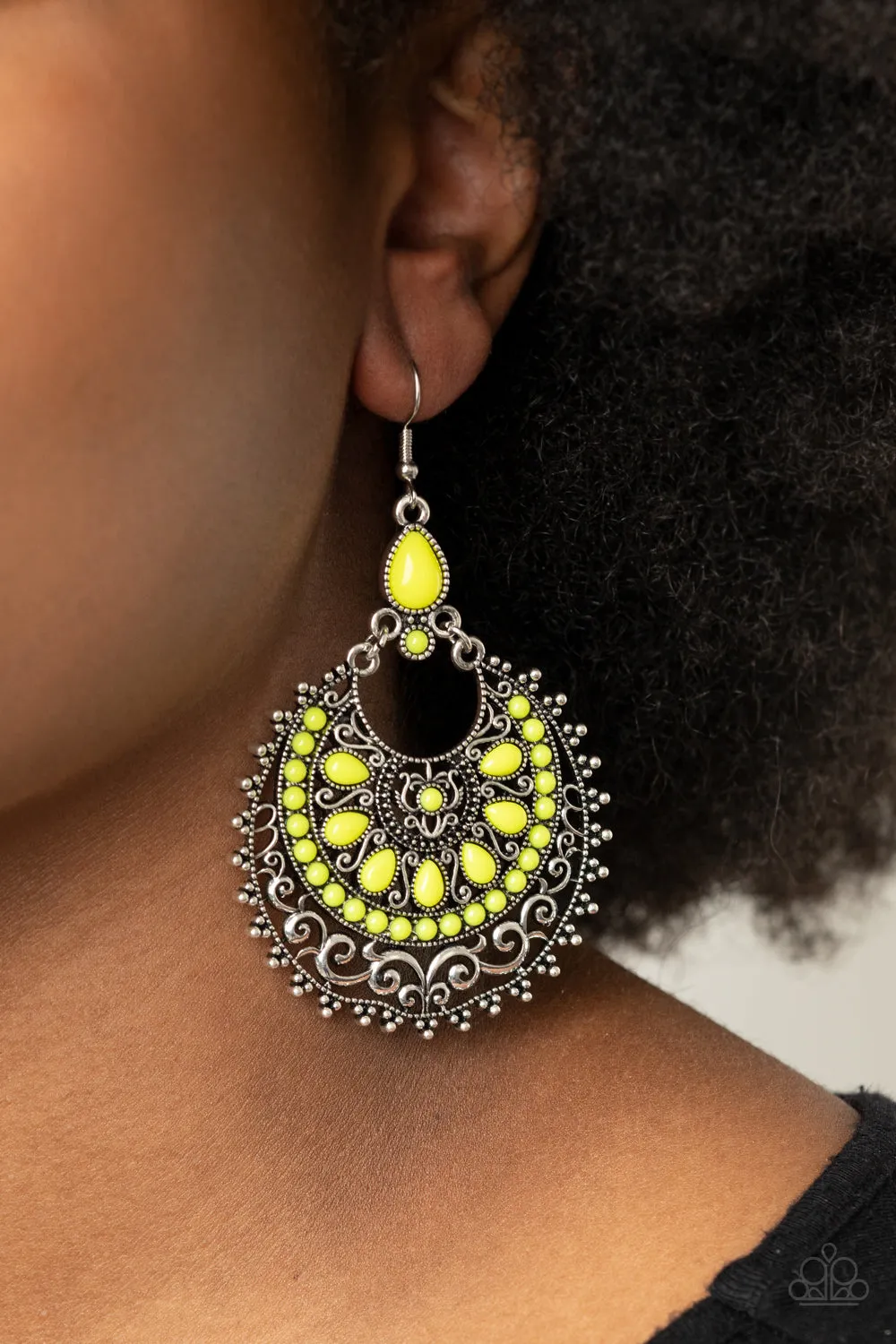 Laguna Leisure Yellow-Earrings