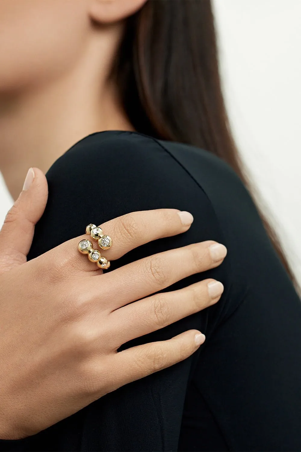 Large To Large Audrey Wrap Ring