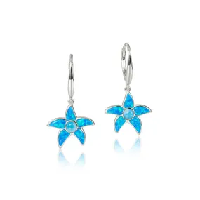 Larimar & Opal Sea Star Earrings