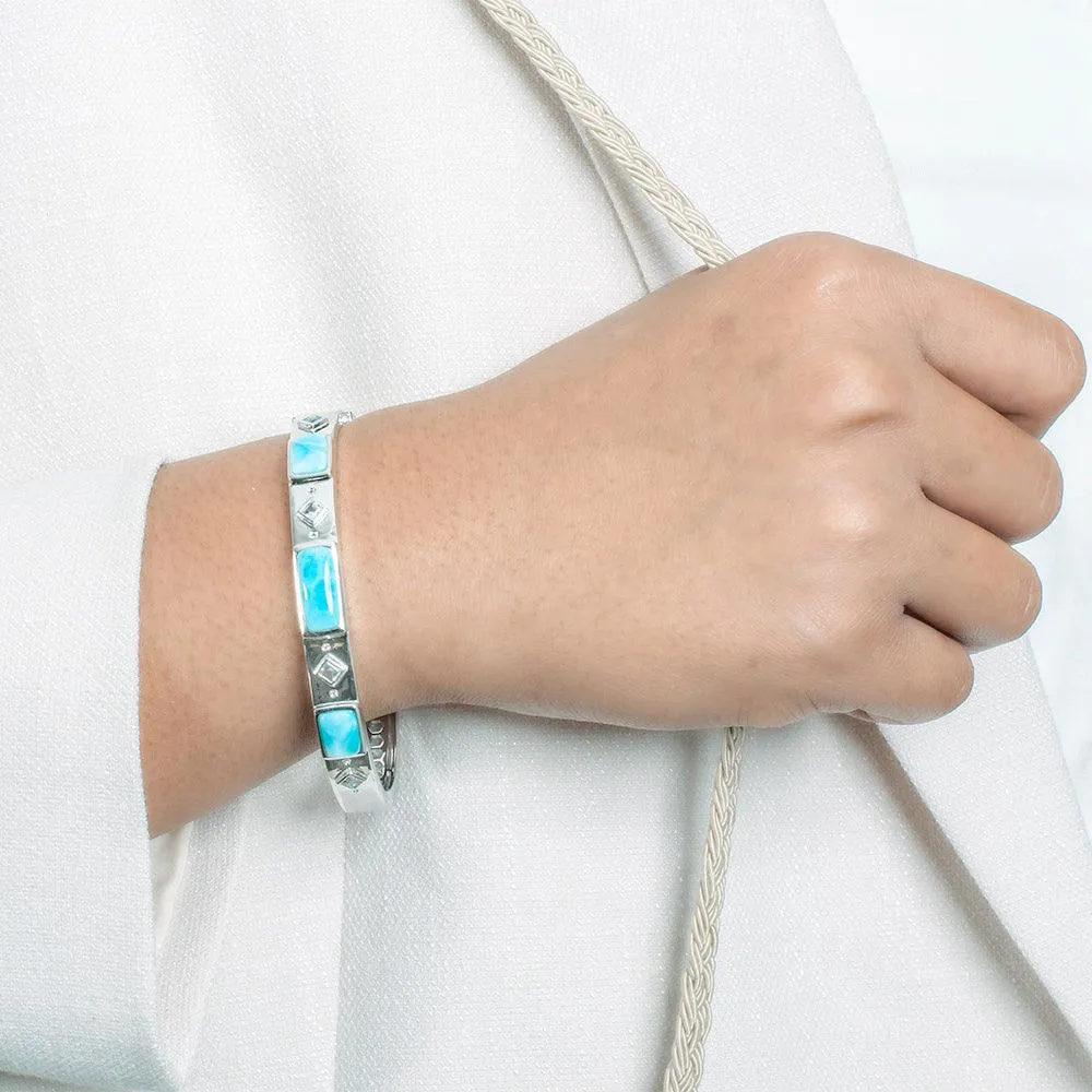 Larimar Renaissance Bangle