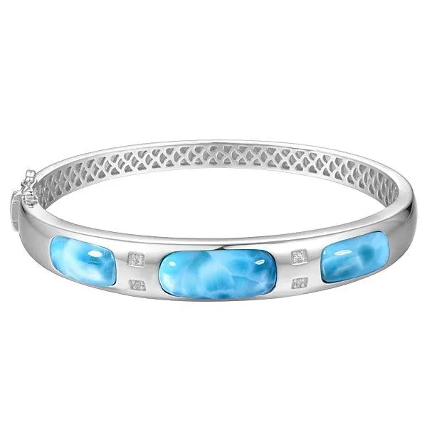 Larimar Sea Salt Bangle