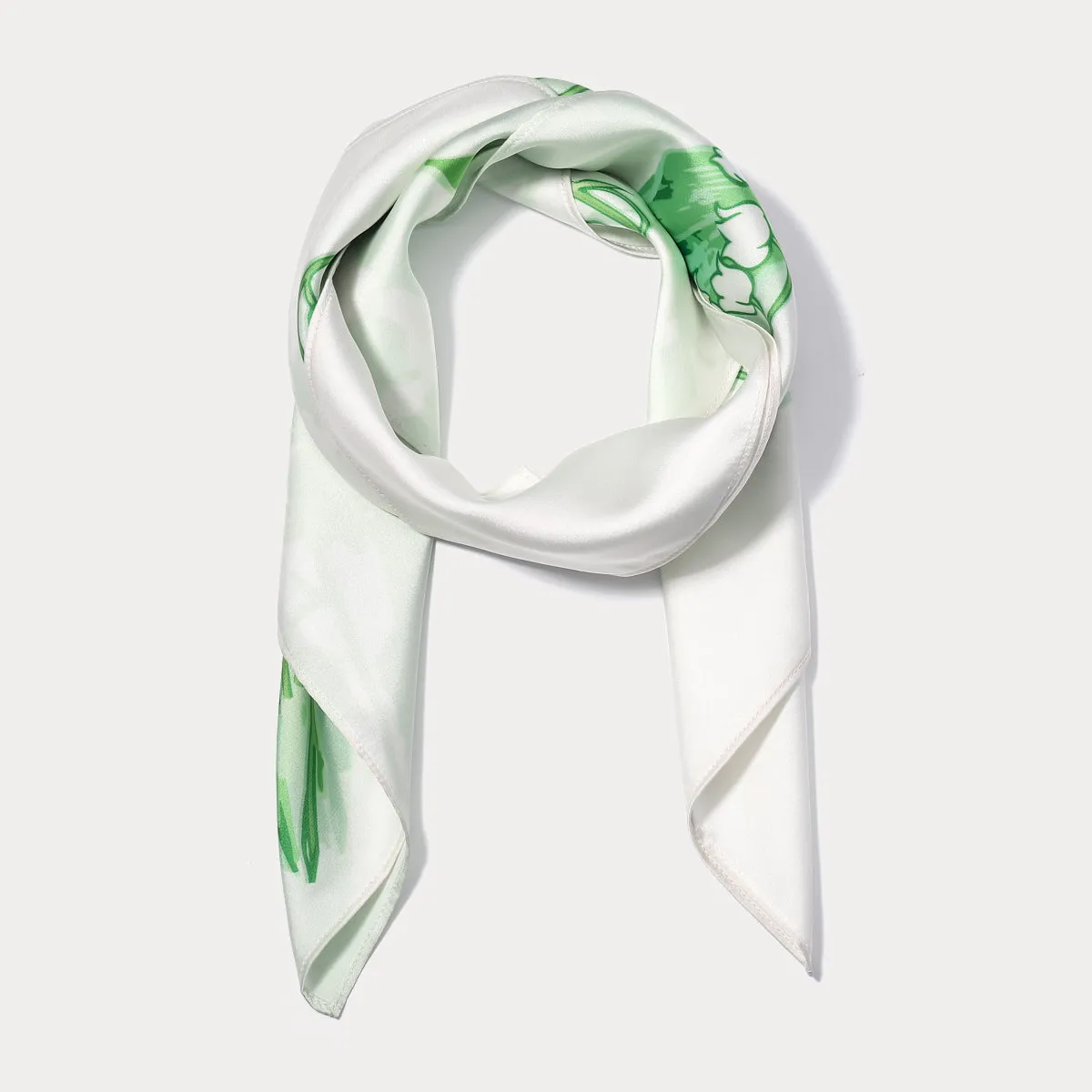 Lily Of The Valley Square Scarf