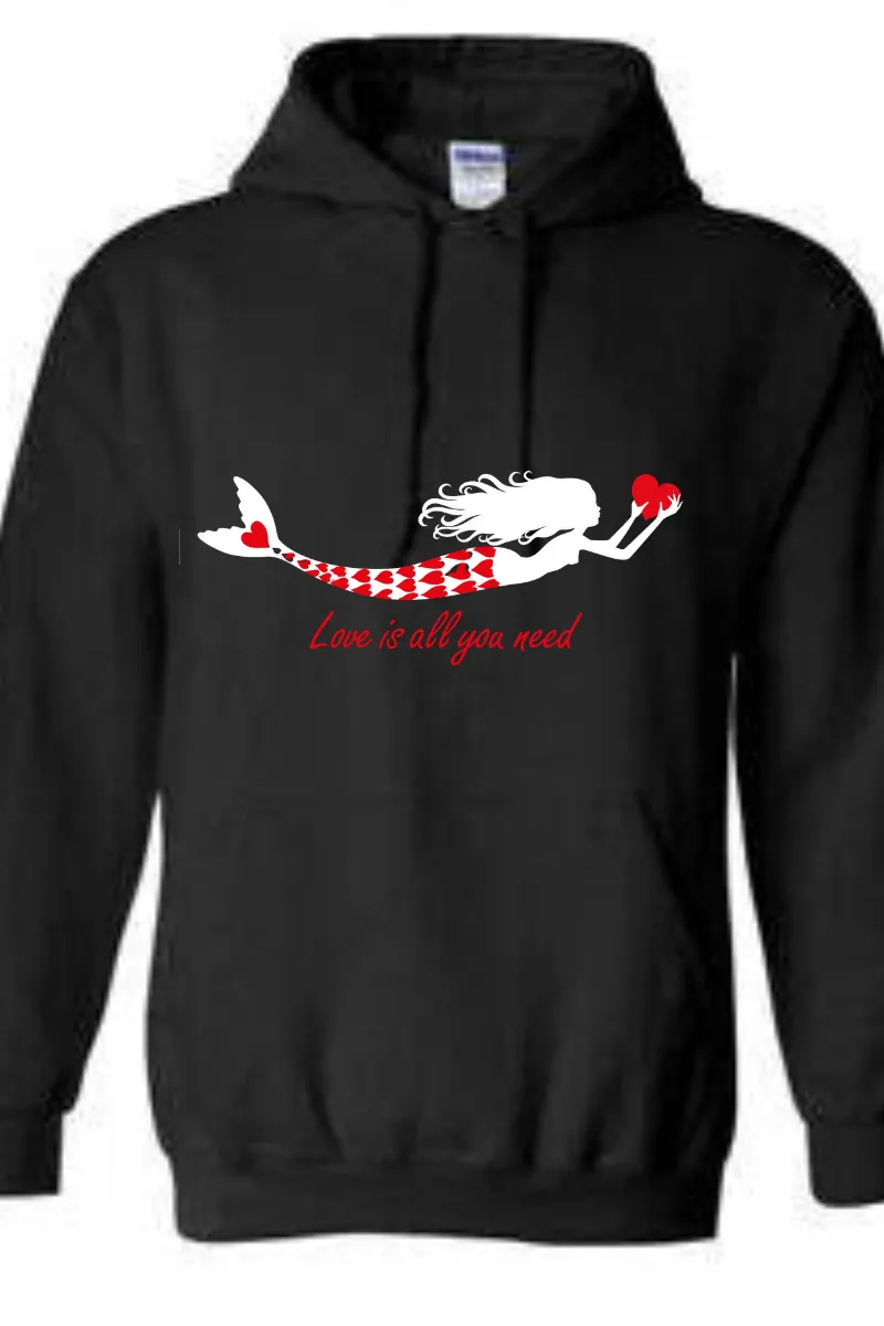 Love Is All You Need Heavyweight Hoodie