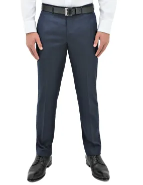 Lyon 101 Blue Wool Trouser