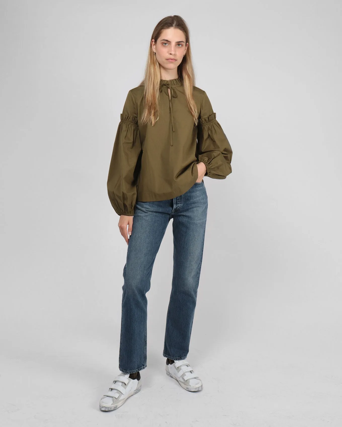 MAIA SHIRT / DARK OLIVE