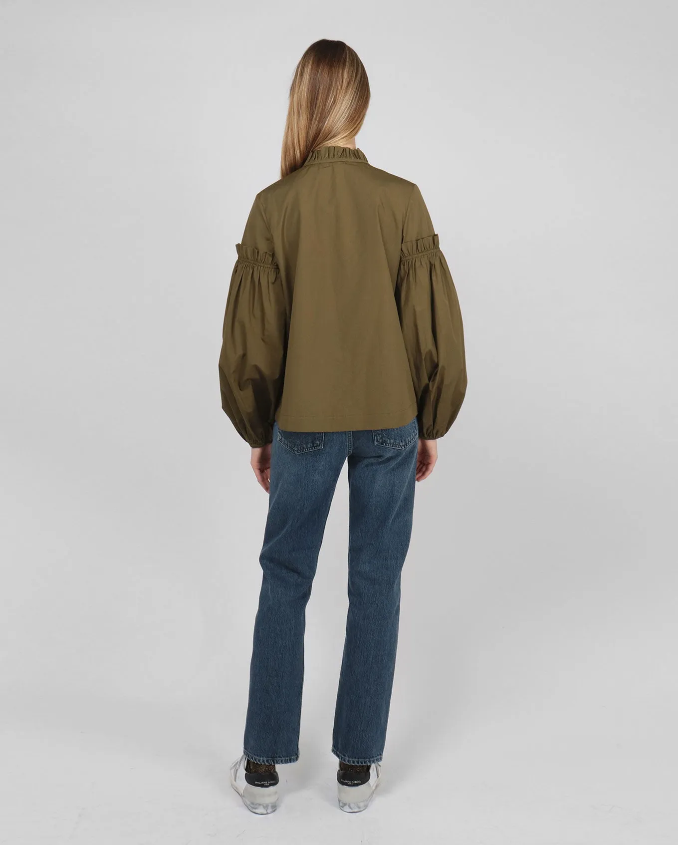 MAIA SHIRT / DARK OLIVE