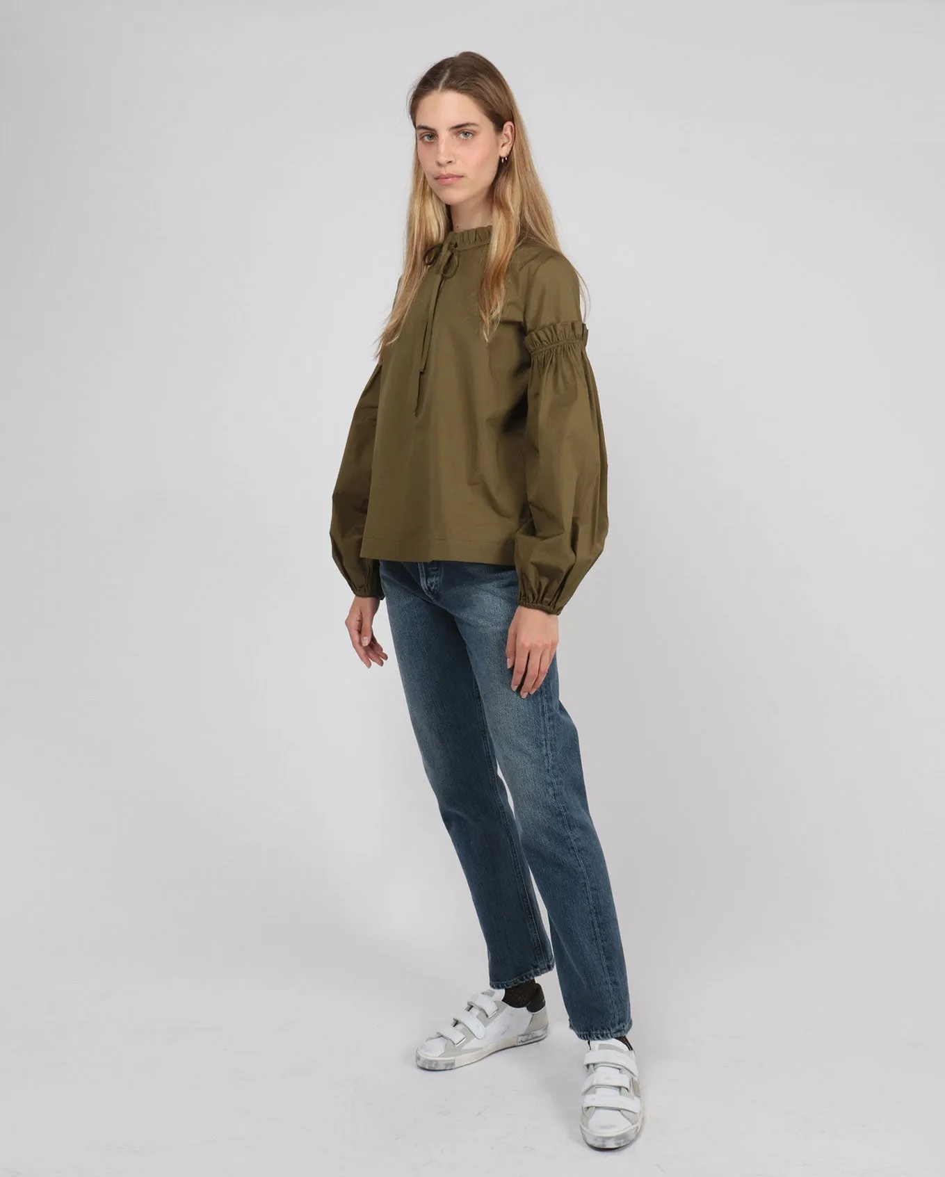 MAIA SHIRT / DARK OLIVE