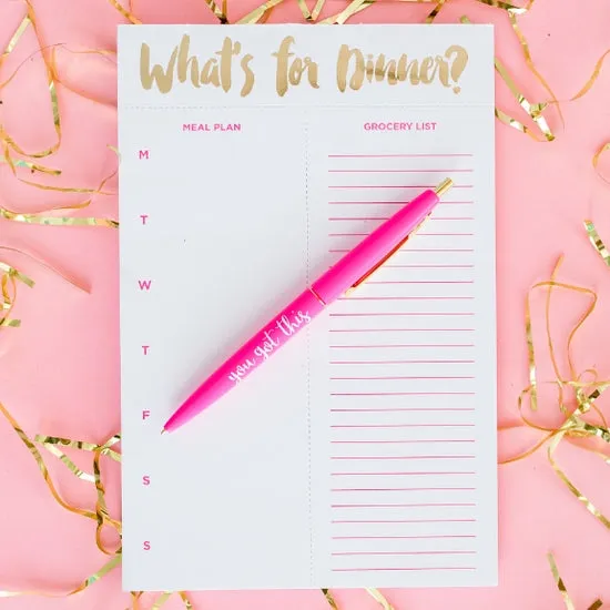 Meal Planning Notepad