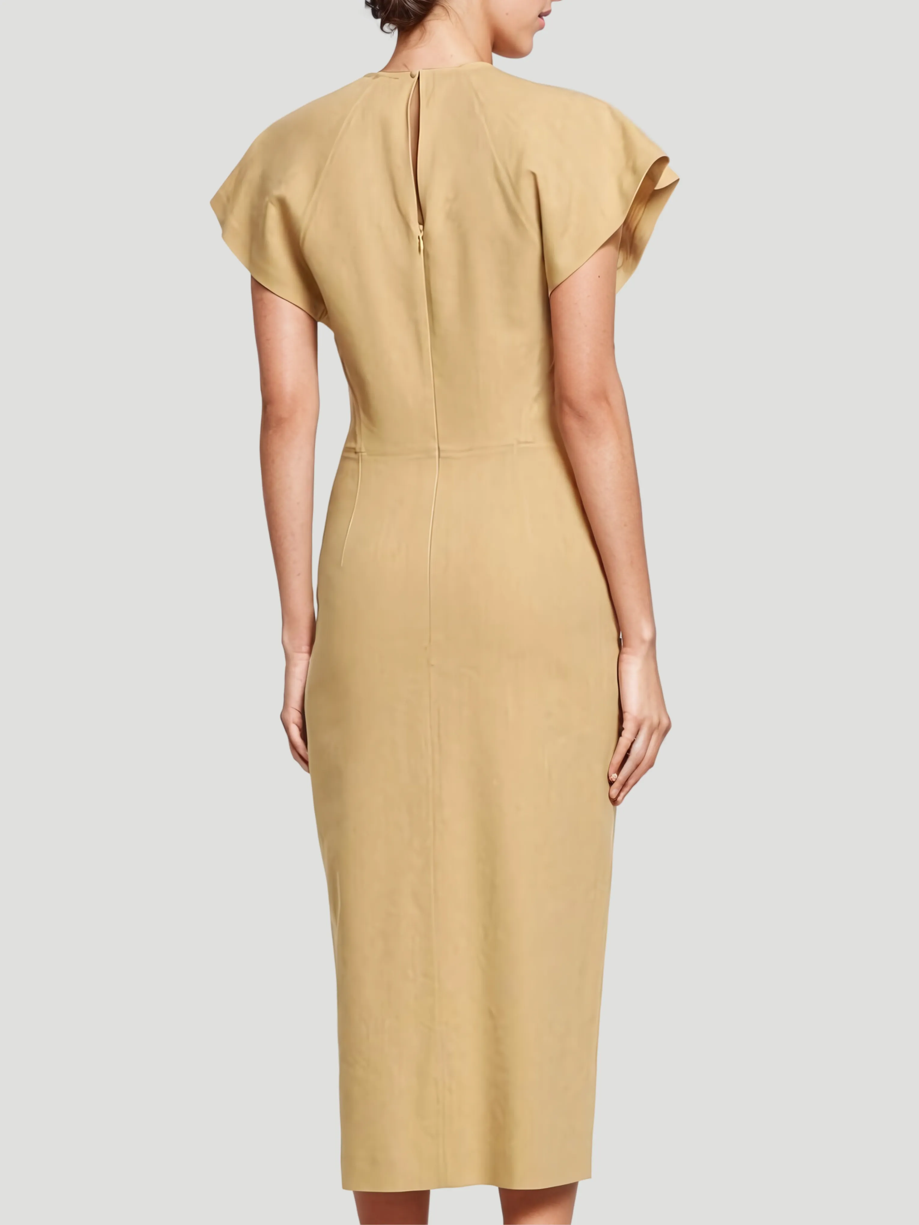 Mirna Cap Sleeve Midi Dress