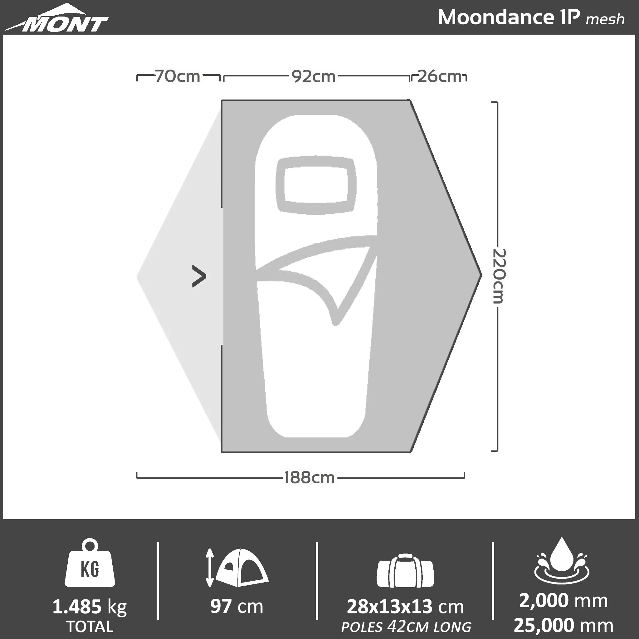 Moondance 1 Hiking Tent