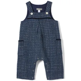 Navy Wool Overalls