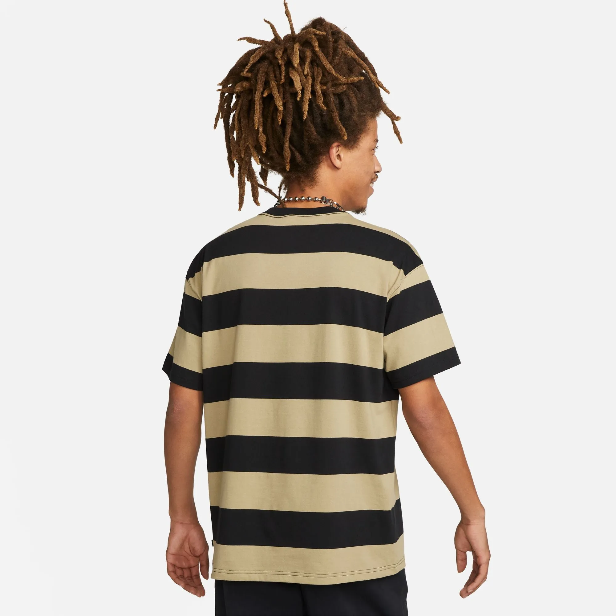 Nike SB Stripe Tee Neutral Olive/Black/White