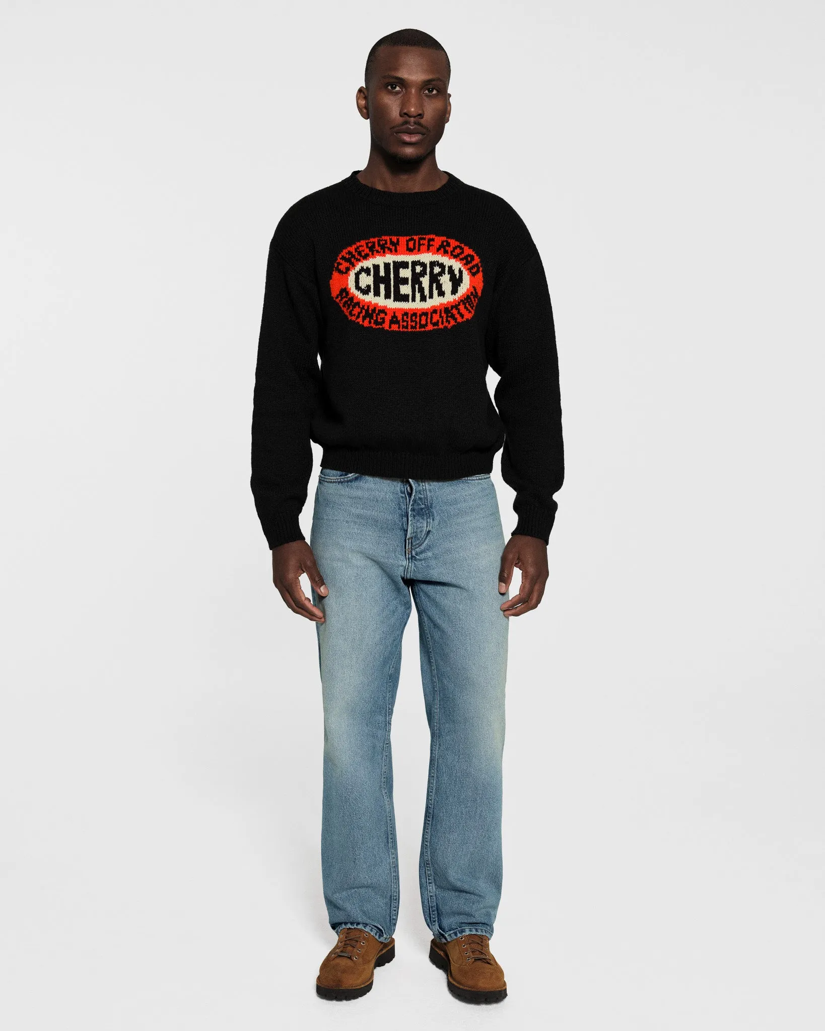 Off Road Cotton Knit Crewneck (Black)