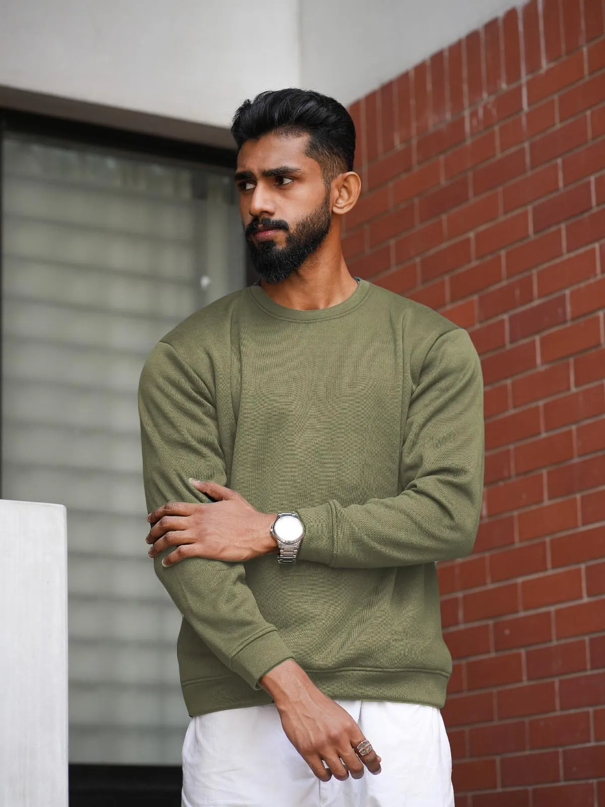 Olive Sweatshirt | Zulo