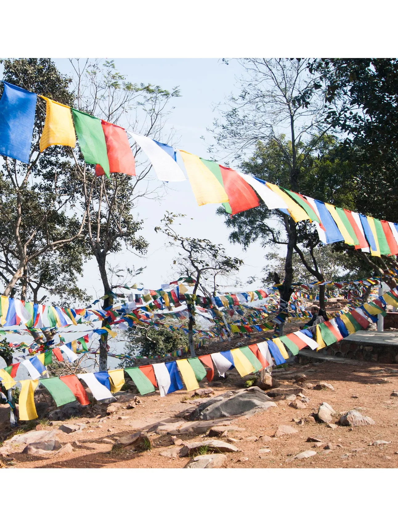 Om Mani Padme Hum mini prayer flags